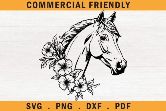 Download Horse SVG, Floral Horse Cricut SVG, Mare - Cricut svg Collection